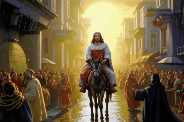 «Христос на ослике въезжает в славный город...»
