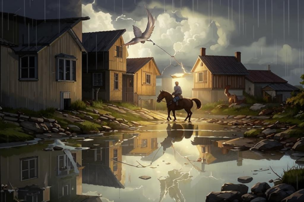 «вода встречает звук безглавый и рез...»