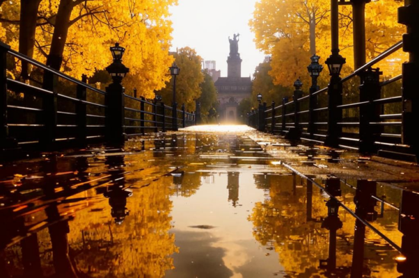 «где колебался почерк ливня...»