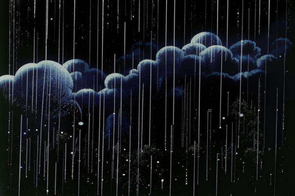 «даль с ними и со мной, с собой — дожд...»