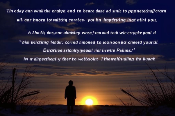 «едва закончатся и день и то, что после...»