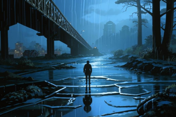 «если дождь разломить посредине...»