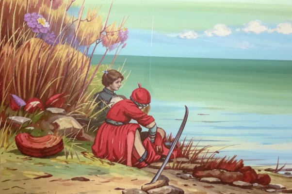 «у берега воды — бескрайней и суровой...»