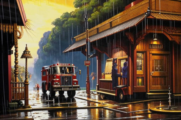 Провинциальный дождь