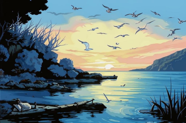 Вечер на Каме