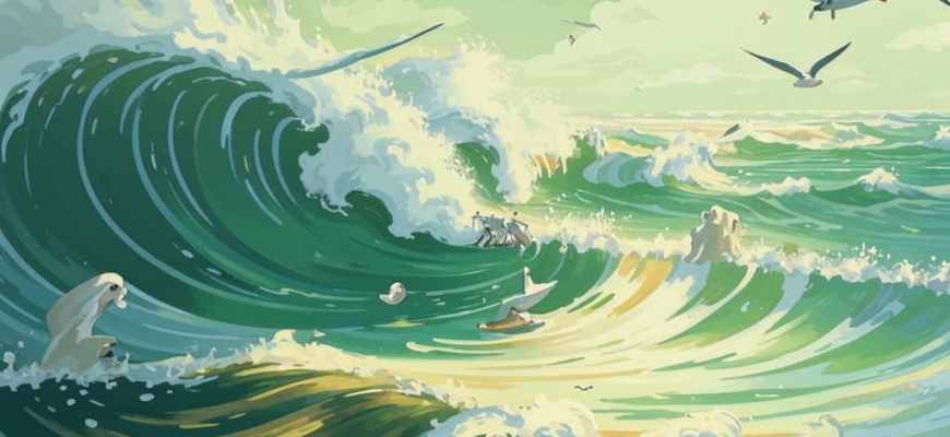 «От ветра море зелено. Как иней...»