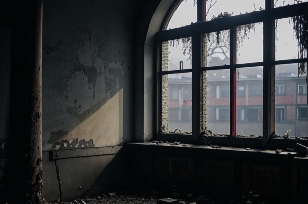 «Подоконник высокий и грубый...»