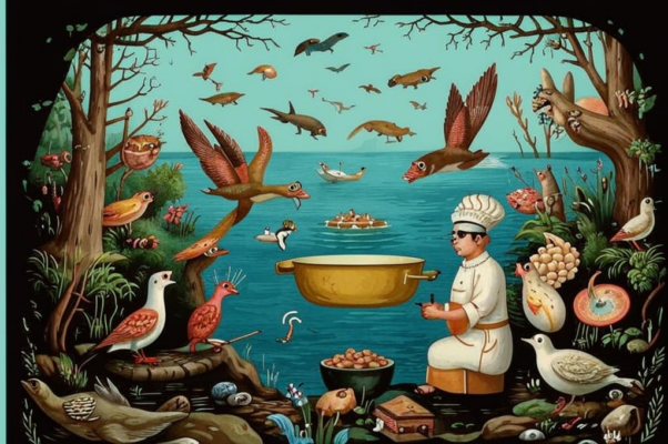 «Древесные птицы и гады морские...»