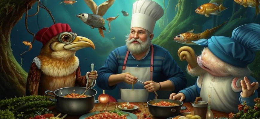 «Древесные птицы и гады морские...»