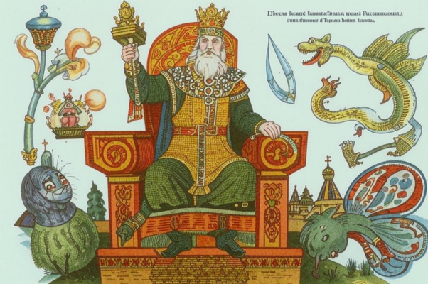«На троне царь сидит, как на костях...»