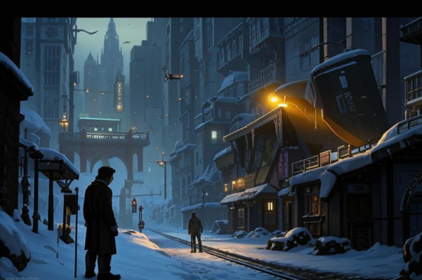 «Где серебром вплетен в городской разброд...»