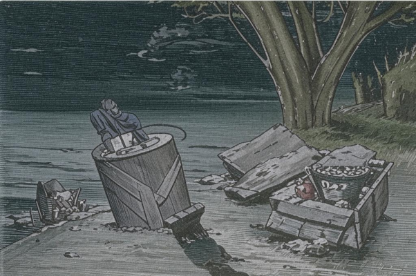 «В овражке пахнет теплой земляникой...»