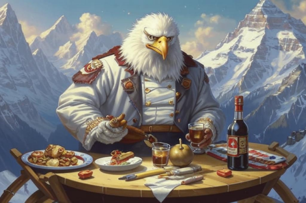 «В горах, среди утесов и снегов...»