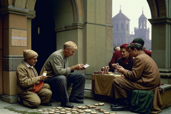 «Голодный нищий спал у церкви, на песке...»