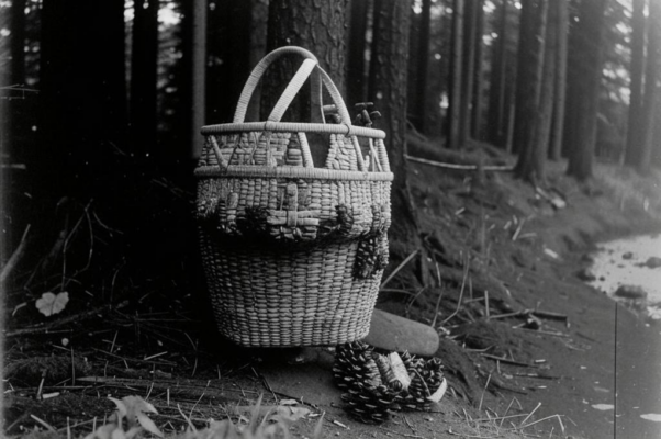 «Корзина с рыжиками на локте...»