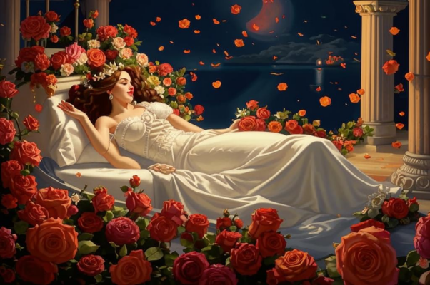 «Розы покрыли, как снег, наше брачное ложе. Киприда...»