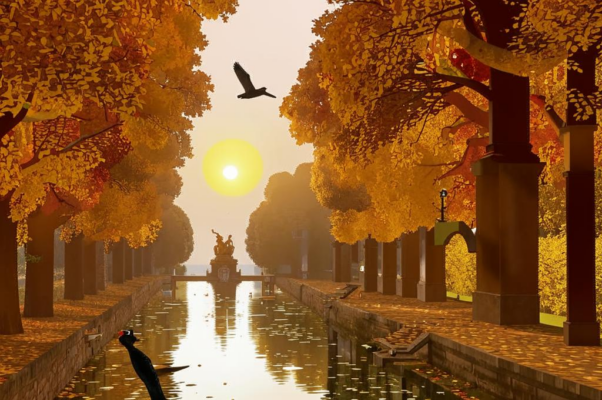 «Уже сентябрь позолотил листы...»