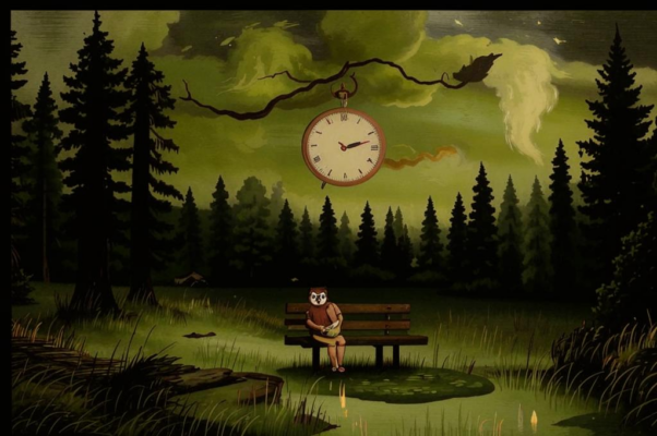 «Вечер ржавой позолотой...»