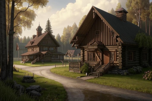 «Деревня — сон бревенчатый, дубленый...»