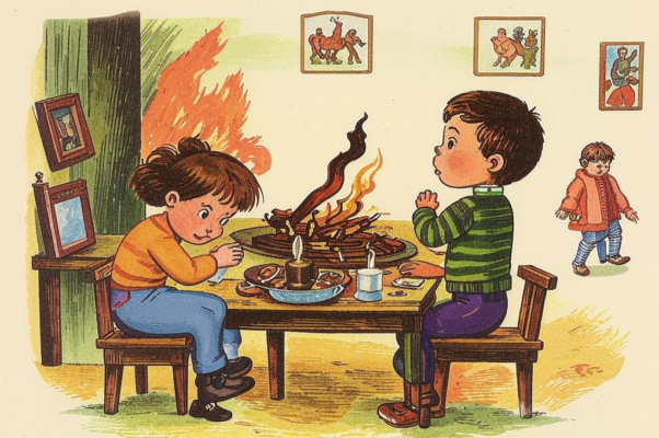 «Гляньте, детушки, на стол ...»