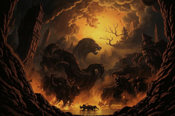 «Двенадцать лет, как пропасть, гулко страшных...»