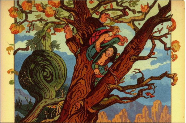 «Где рай финифтяный и Сирин...»