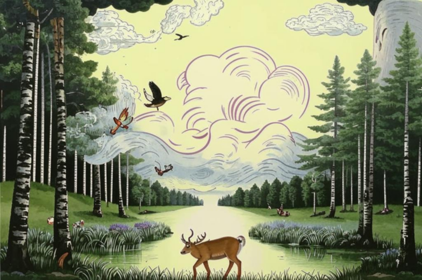 «Ель мне подала лапу, береза серьгу...»