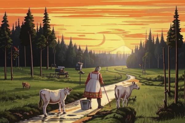 «Карельские зори раскосы и рябы...»