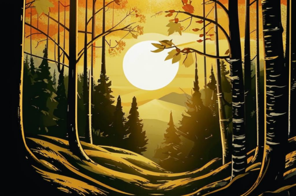 «Заблудилось солнышко в корбах темнохвойных...»