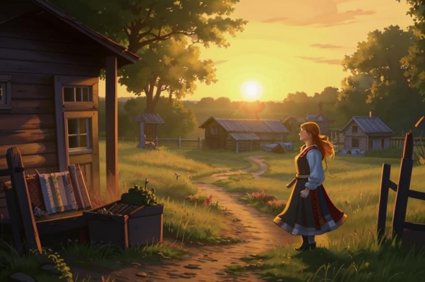 «Меня матушка будит спозаранья...»