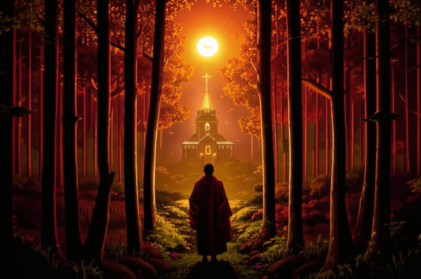 «Лесные сумерки — монах...»