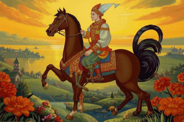 «На петухах легла Прасковья...»