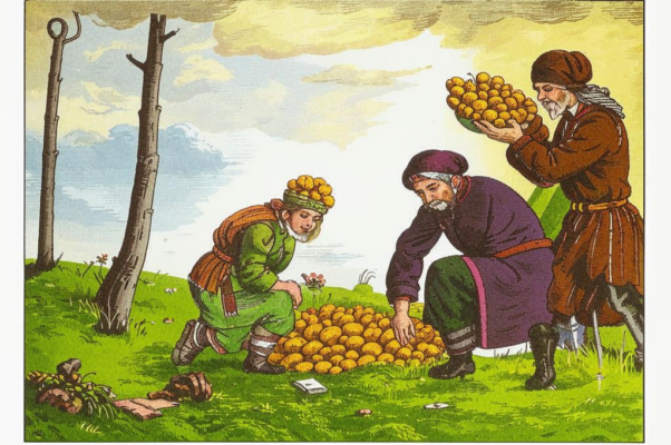 «Не под елью белый мох...»