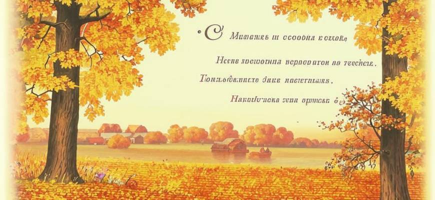 «Не пугайся листопада...»