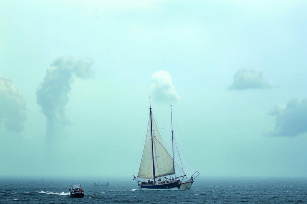 «Просинь — море, туча — кит...»