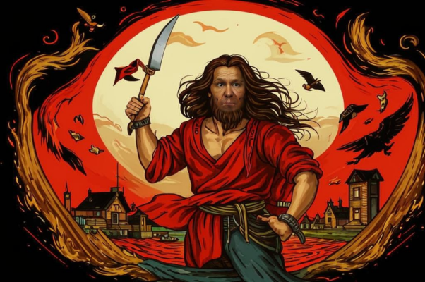 «Под древними избами, в красном углу...»