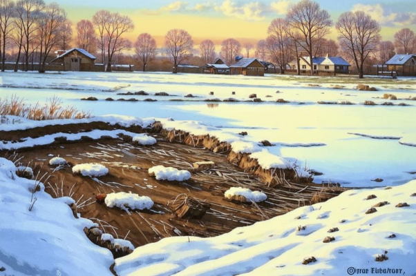 «Черны проталины, навозом...»