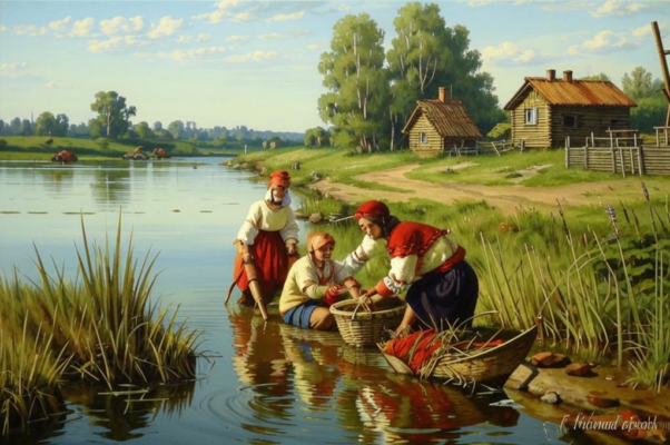 Родное («Лапти новые с котомкою…»)