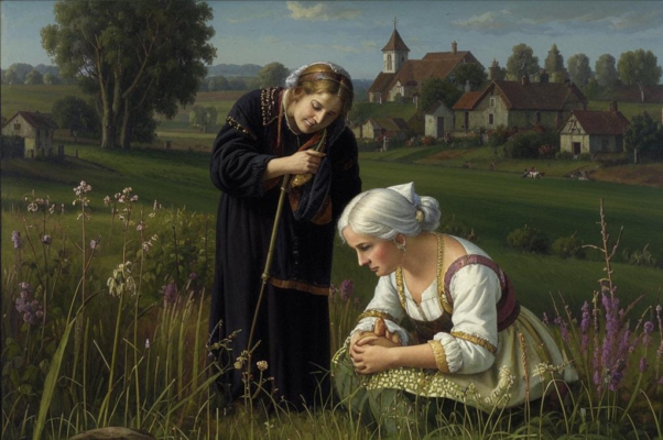 Старуха («Сын обижает, невестка не слухает…»)