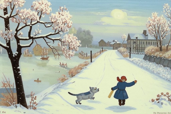 Успокоение («Падает снег на дорогу …»)