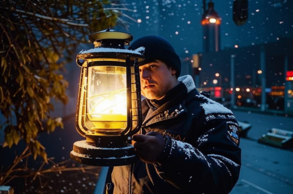 «Замерзая, качался фонарь у подъезда...»