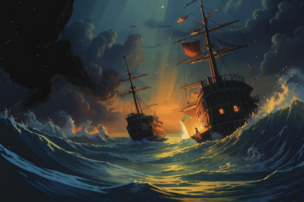 Разлука («Как в море корабли, как волны в океан…»)