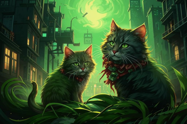Кошки («Кошки, горластые кошки…»)