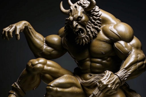 Тигр в зоопарке