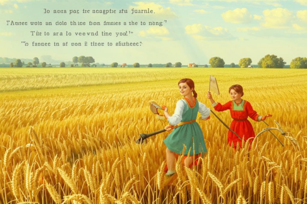 Жатва («Точно море, рожь высока…»)