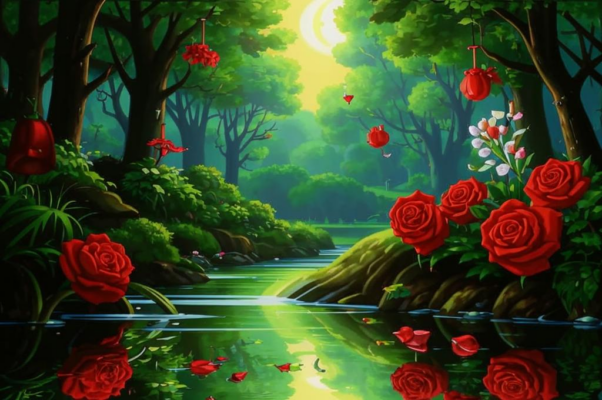 Романс («Есть тихая роща у быстрых ключей…»)