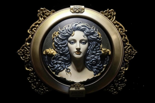 Заклятие камеи с головой греческой дамы