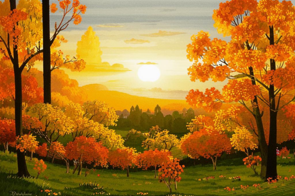 «Закат, закат. Мой тихий сад...»