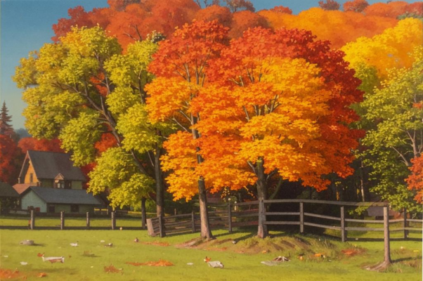 «В зеленом зареве листа...»