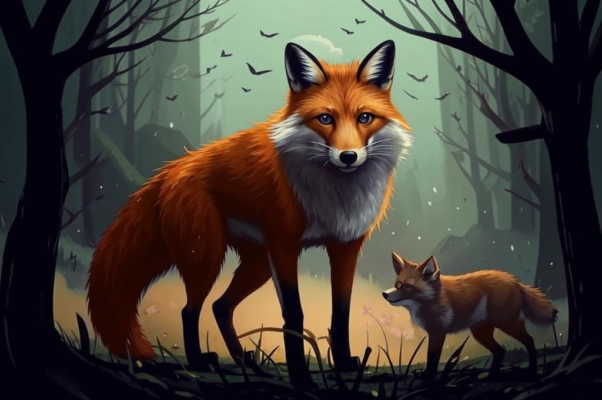 «Затравила в яру лисицу...»